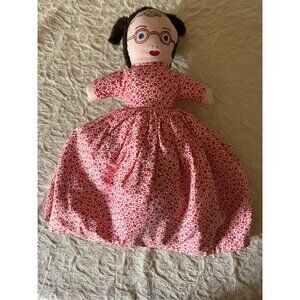 Vintage Reversible Rag Doll With Grandma, Wolf, and The Little Red Riding Hood